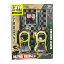 Rinkinys vaidmenų žaidimui, racijos Lean Toys Military Equipment, žalia sp.