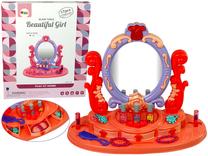 Vaikiškas kosmetinis staliukas Lean Toys Glam Table Beutiful Girl 10831