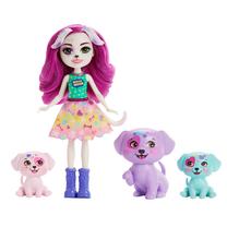 Lėlė Enchantimals Dessa Dalmatian & Family HKN14, 15 cm, įvairių spalvų