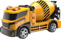  Žaislinis betonvežis JCB Cement mixer car 1417130, juoda sp./geltona sp.