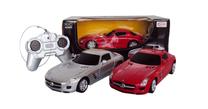  Rc automobilis Rastar Mercedes sls amg 40100, 1:24, sidabro sp./raudona sp.