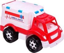  Žaislinis greitosios pagalbos automobilis Technok Ambulance TEH4579, balta sp./raudona sp.