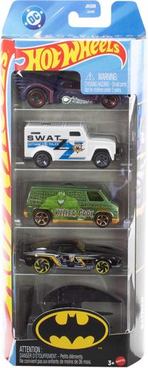  Žaislinių automobilių rinkinys Mattel Hot Wheels Batman JLN10, 1:64, įvairių spalvų