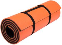 Gimnastikos čiužinys Palziv LunaPro Super Soft, juoda sp./oranžinė sp., 180 cm x 60 cm x 1.3 cm