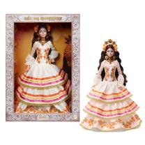 Lėlė Mattel Barbie Signature Dia De Muertos, 30 cm, balta sp.