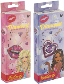 Papuošalų kūrimo rinkinys Grafix Besties Diamond Keyring 911-945