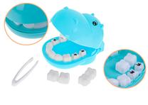 Žaislinis daktaro rinkinys Dentist Medical Kit Hippo, mėlyna sp.