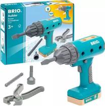 Žaislinis meistro įrankis, atsuktuvas Brio Builder Power 34600, mėlyna sp.