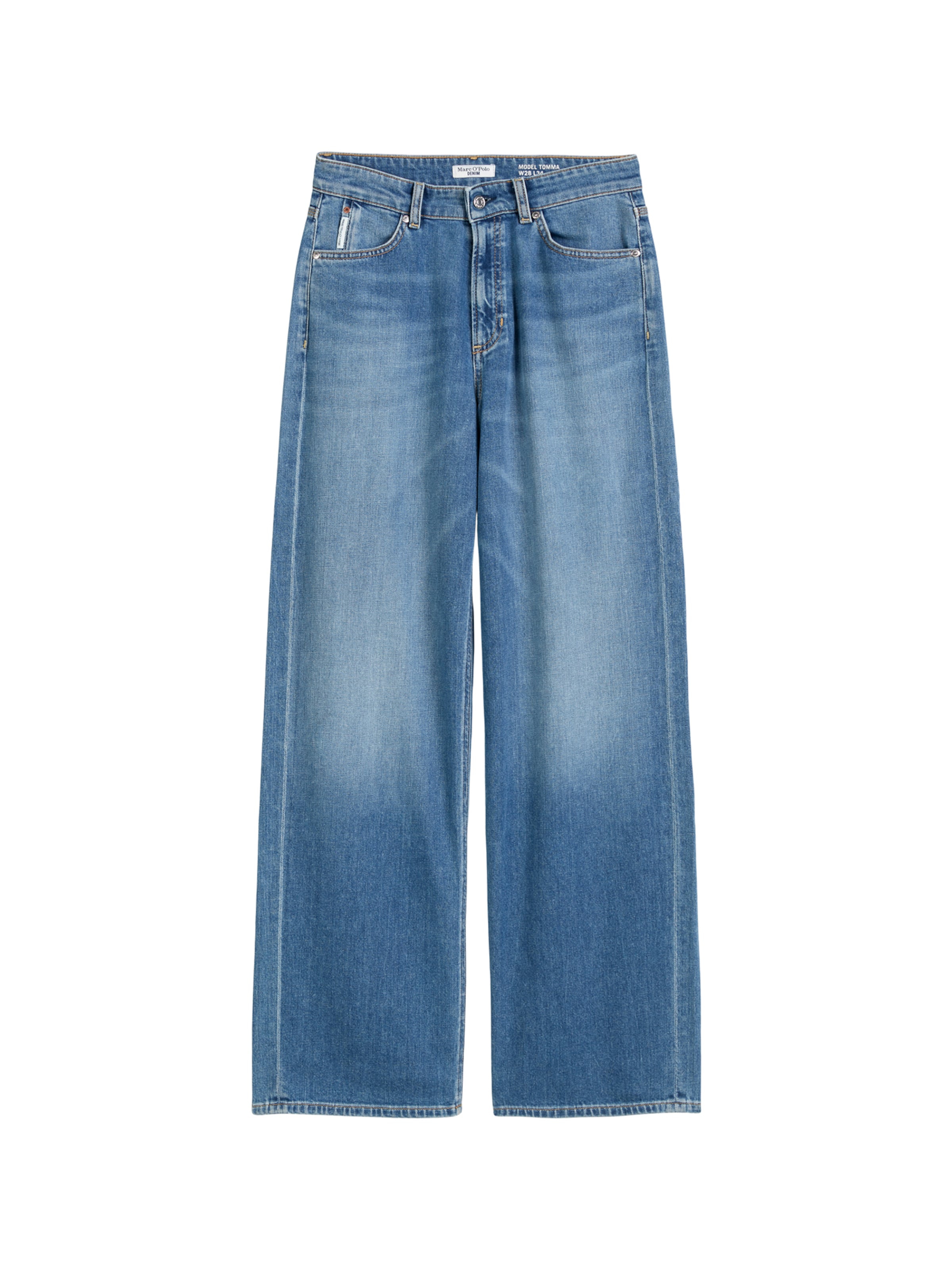 MARC O'POLO DENIM Plačios klešnės Džinsai