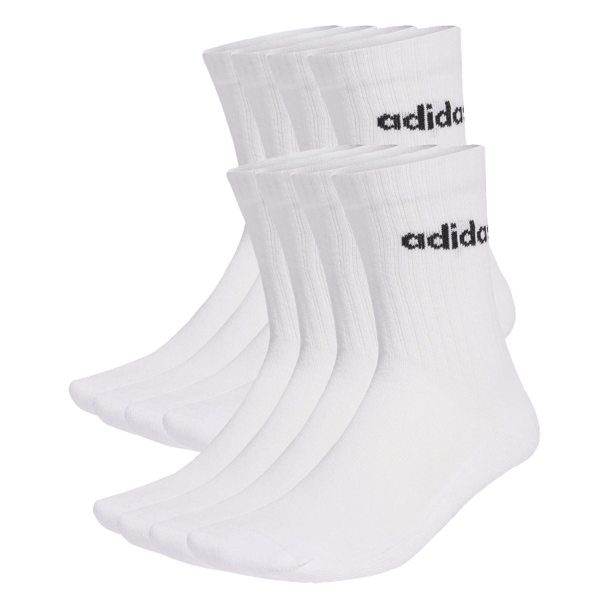 ADIDAS PERFORMANCE Sportinės kojinės 'LINEAR CUSHIONED CREW SOCK 10 PAIR PACK'