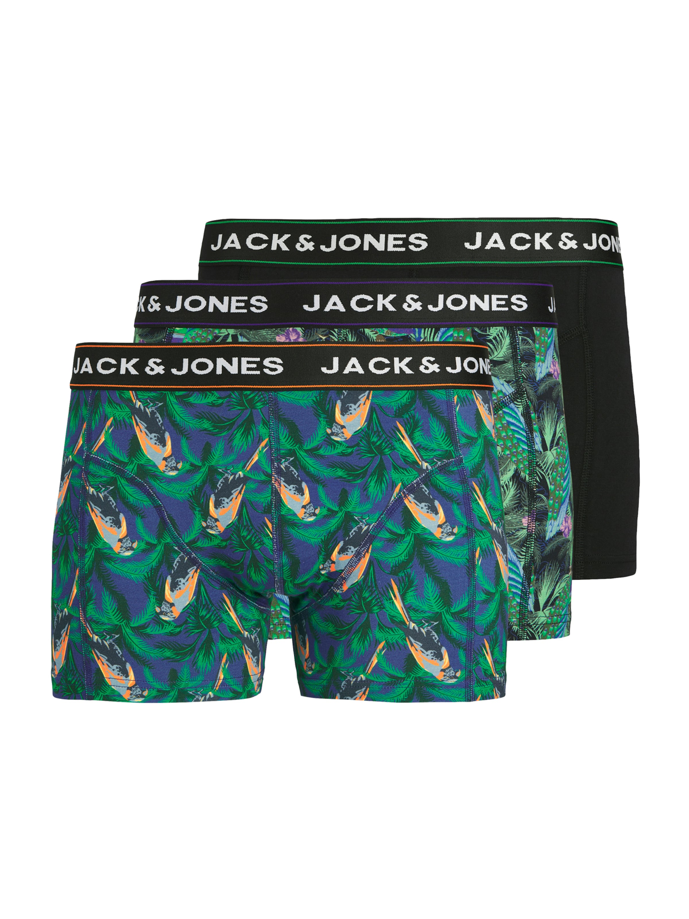 JACK & JONES Boxer trumpikės 'JACTROPICAL BIRD'