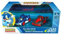  Žaislinių automobilių rinkinys Carrera Sonic Shadow Pull Back 15813023, 1:43, raudona sp.