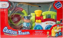  Žaislinis traukinys RC Cartoon Train 6605, įvairių spalvų