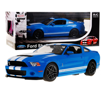  Rc automobilis Rastar Shelby GT500, 1:14, mėlyna sp.
