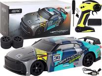  Rc lengvasis automobilis Lean Toys Heathorizon, 1:16, mėlyna sp./pilka sp.