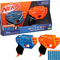 Žaislinių ginklų rinkinys, su priedais Hasbro Nerf Elite 2.0 F6786 Mėlyna sp./Oranžinė sp.