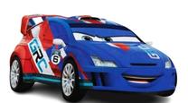  Žaislinis automobilis Mattel Cars HTY12, 1:55, mėlyna sp./raudona sp.