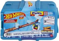 Automobilių trasa Mattel Hot Wheels Track Builder Ice Crash Pack HKX40, mėlyna sp./oranžinė sp.