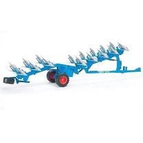  Žaislinė priekaba Bruder Lemken Semi Mounted Reversible Plough 02250, 1:16, mėlyna sp.