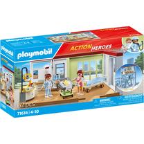 Konstruktorius Playmobil Action Heroes Maternity Ward 71616, 62 vnt., įvairių spalvų
