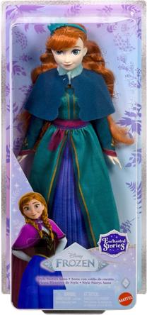 Lėlė Mattel Frozen Celebration Anna JDX42, 30 cm, mėlyna sp.