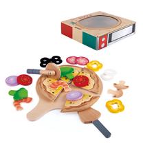 Žaisliniai virtuvės reikmenys, picos rinkinys Hape Perfect Pizza, įvairių spalvų