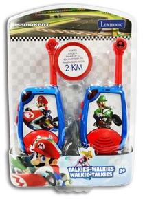 Policininko žaislas, radijo stotelės Lexibook Walkie Talkie Mario & Luigi, mėlyna sp./raudona sp.