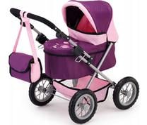 Lėlių vežimėlis Brimarex Trendy 6130577, rožinė sp./violetinė sp.
