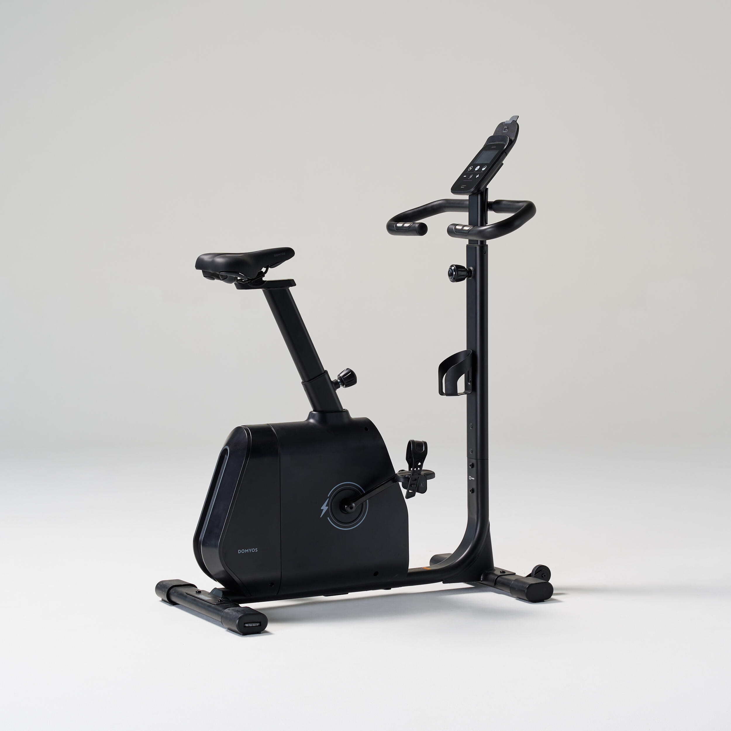 Exercise bike with motorized resistance "EB 520 B", with warranty