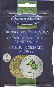 Žolelių ir česnakų mišinys SANTA MARIA, 28 g