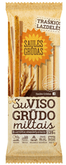 Traškios lazdelės SAULĖS GRŪDAS su visų grūdo dalių miltais, 125 g