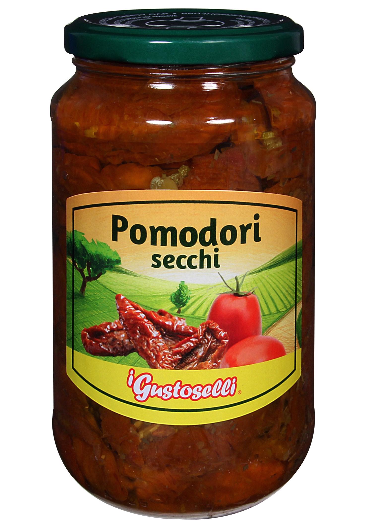 Saulėje džiovinti pomidorai GUSTOSELLI, 520 g