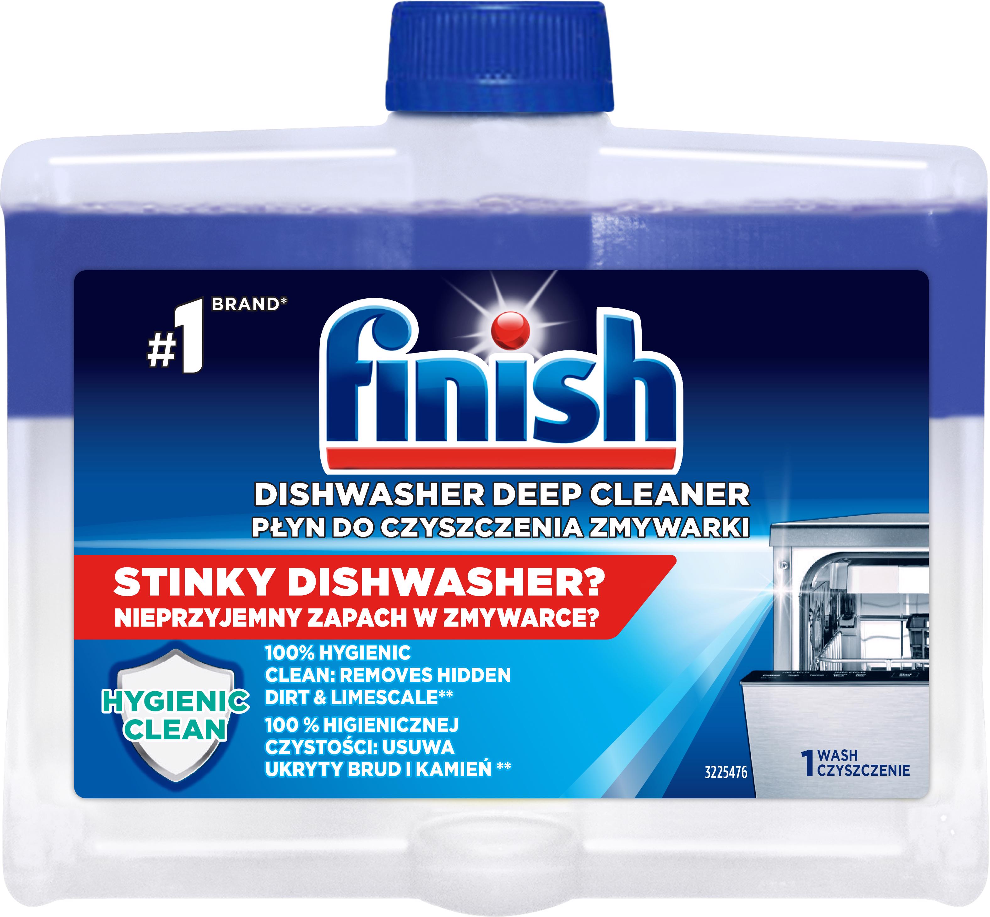 Indaplovių nuosėdų valiklis FINISH DISHWASHER CLEANER, 250 ml