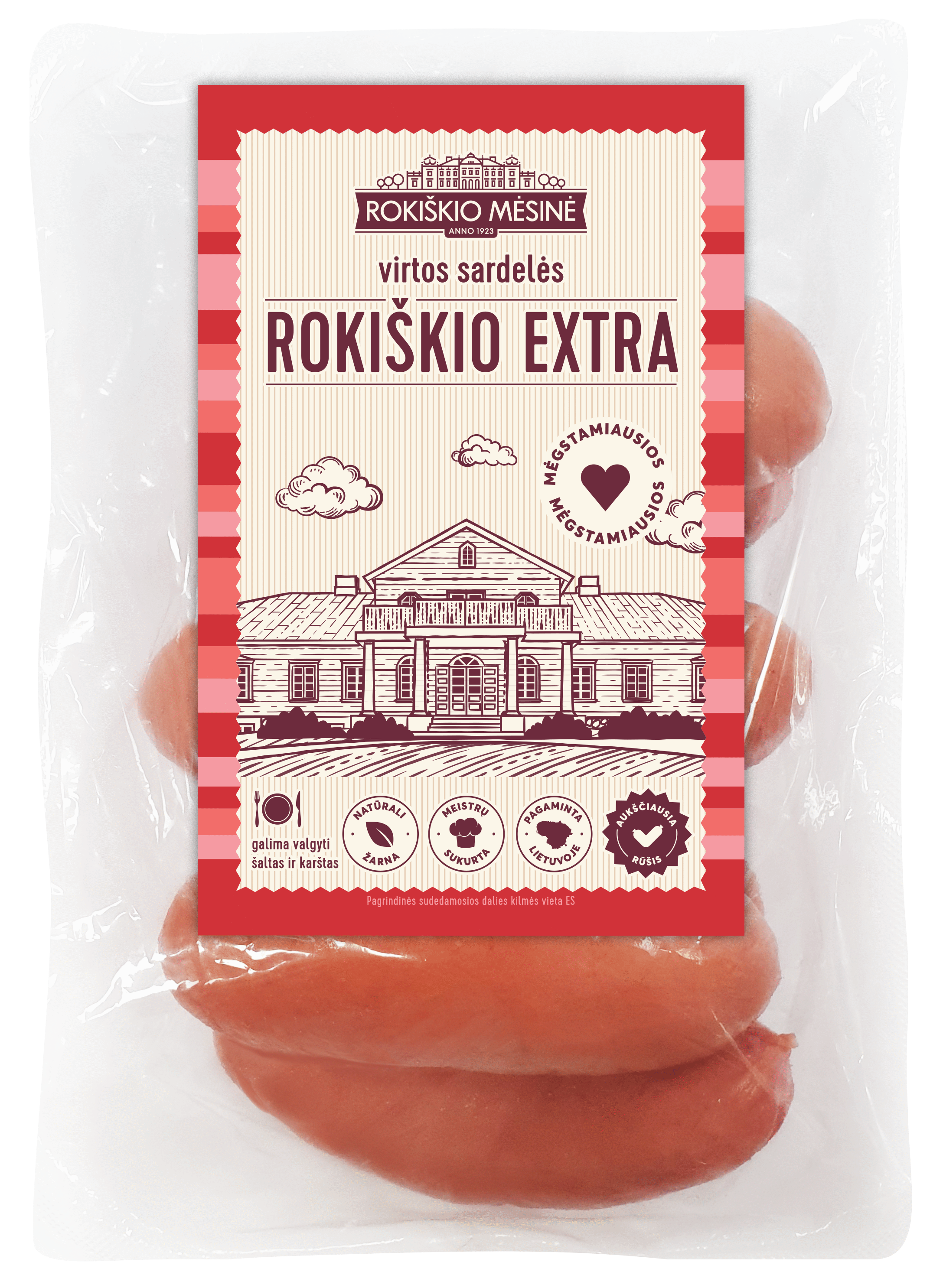 Virtos ROKIŠKIO sardelės EKSTRA, a.r., 500 g