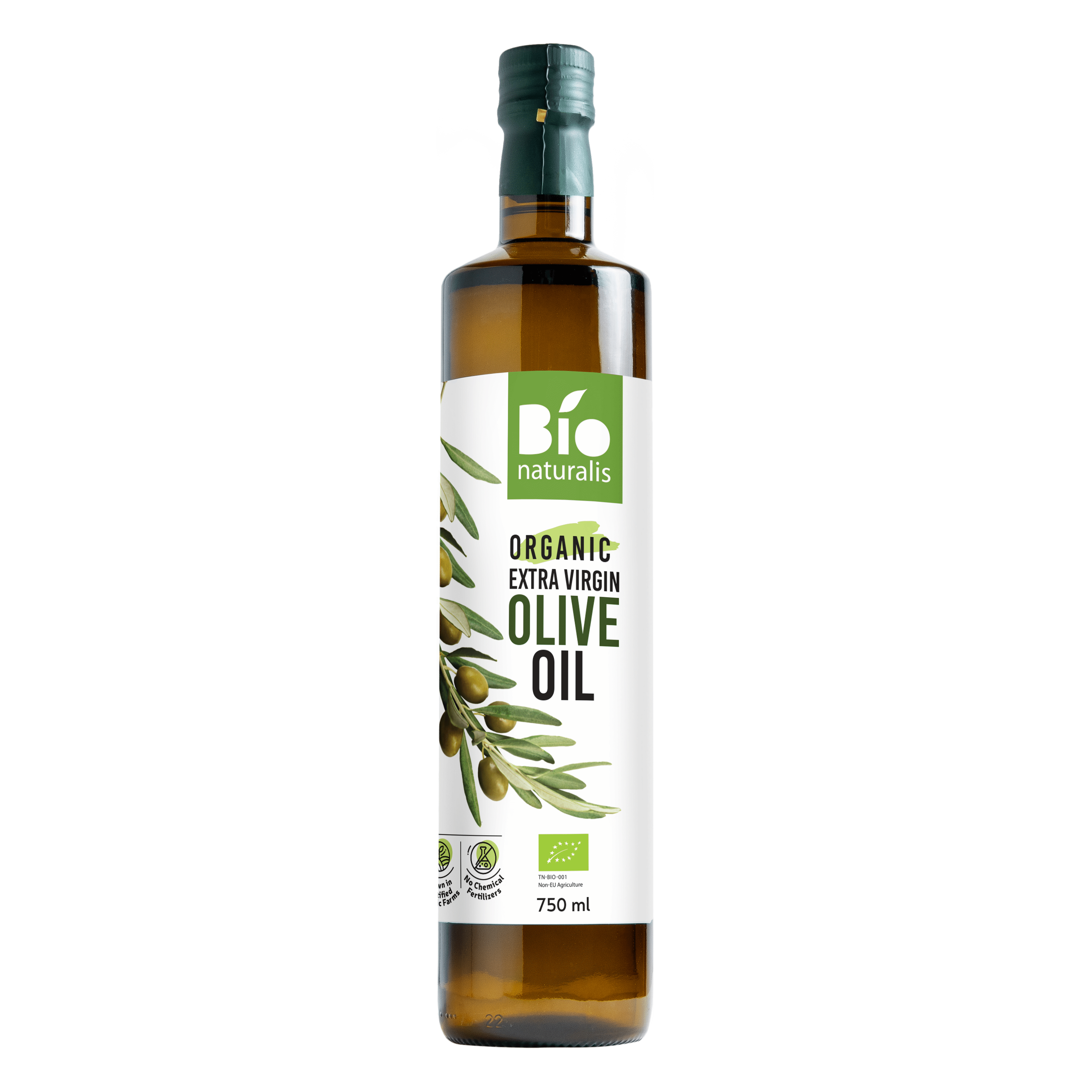 Ekologiškas šalto spaudimo alyvuogių aliejus BIONATURALIS, 750 ml