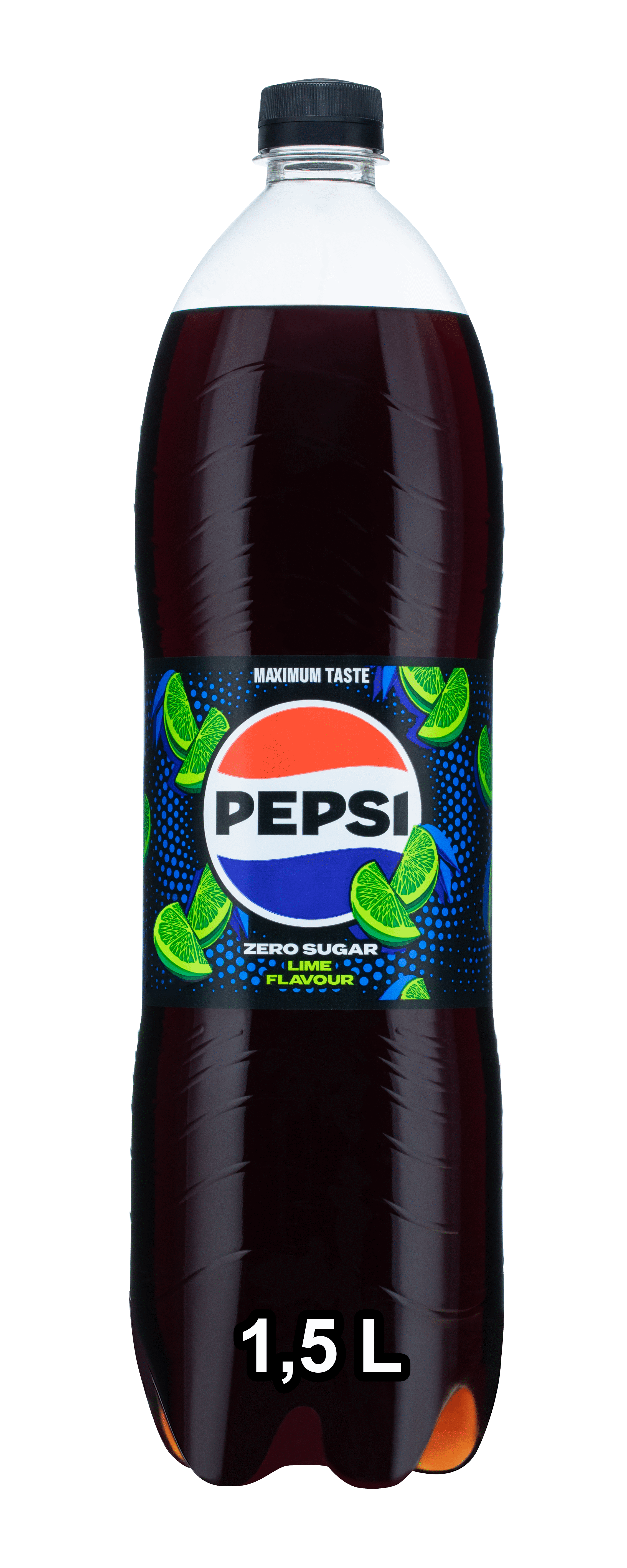 Gazuotas gėrimas PEPSI LIME, 1.5 l