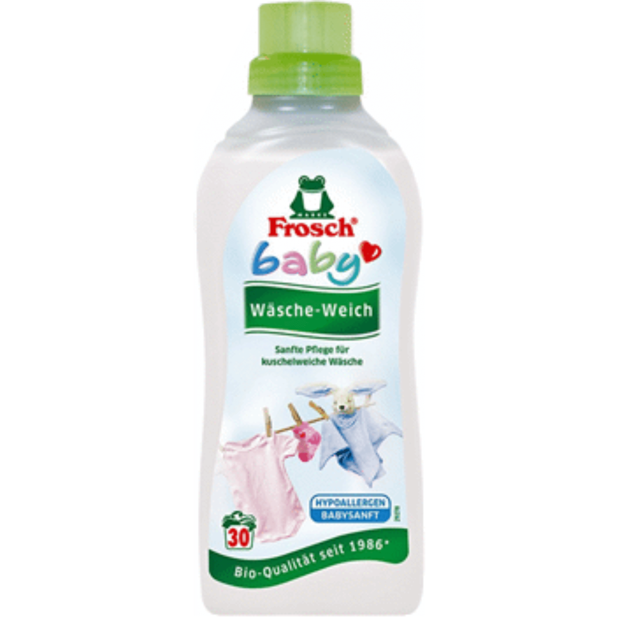 Antialerginis kūdikių skalbinių minkštiklis FROSCH BABY, 750 ml