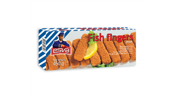 Šaldyti žuvų piršteliai ESVA, 450 g