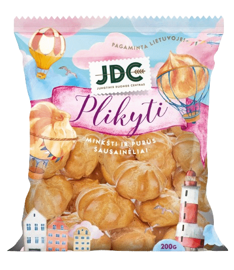 PLIKYTI sausainėliai JDC, 200 g