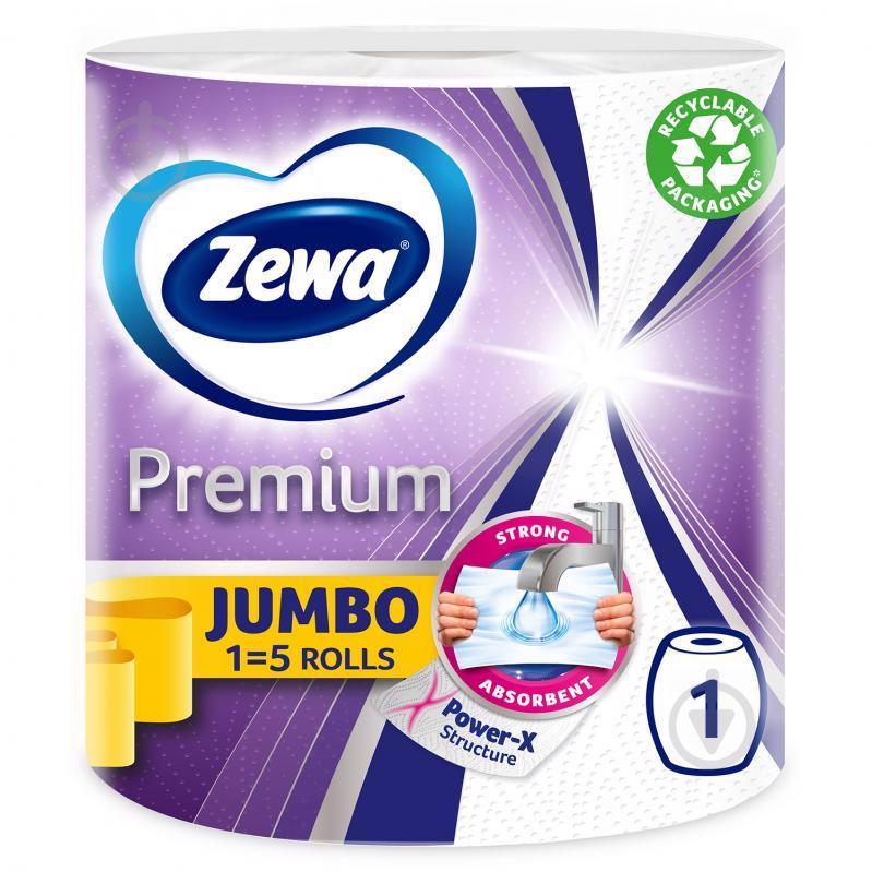 Popieriniai rankšluosčiai ZEWA JUMBO PREMIUM (3 sluoksnių), 1 vnt.