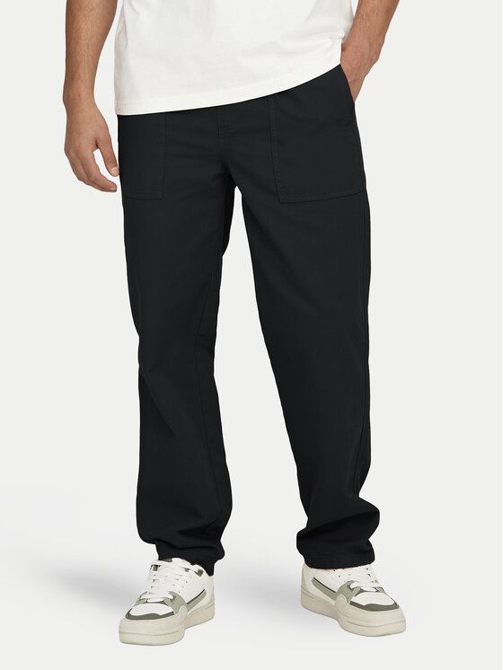 Only & Sons Medžiaginės kelnės · Juoda · Relaxed Fit