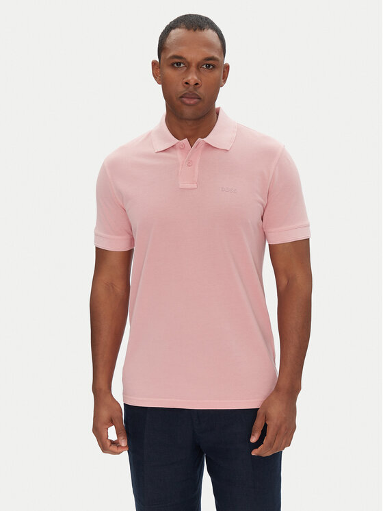 BOSS Polo marškinėliai · Rožinė