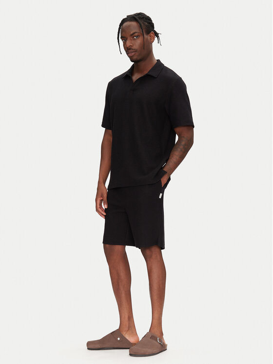 Jack & Jones Komplektaspolo marškinėliai, džemperis ir šortai · Juoda