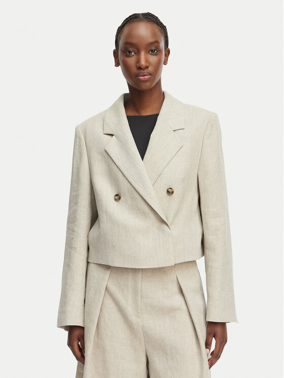 BOSS Švarkas · Šviesiai smėlinė · Oversize