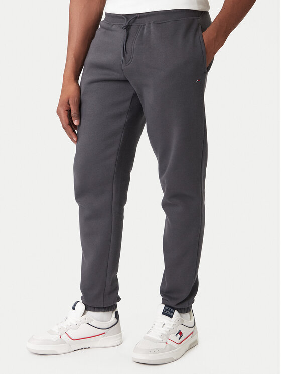 Tommy Jeans Sportinės kelnės · Pilka · Regular Fit
