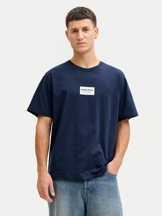 Jack & Jones Marškinėliai · Tamsiai mėlyna