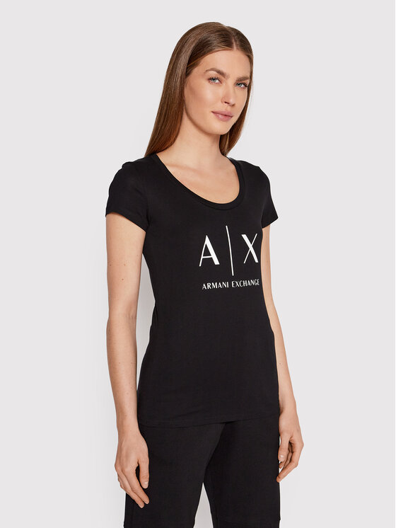 Armani Exchange Marškinėliai · Juoda