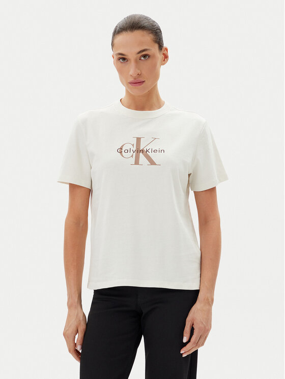 Calvin Klein Jeans Marškinėliai · Balta
