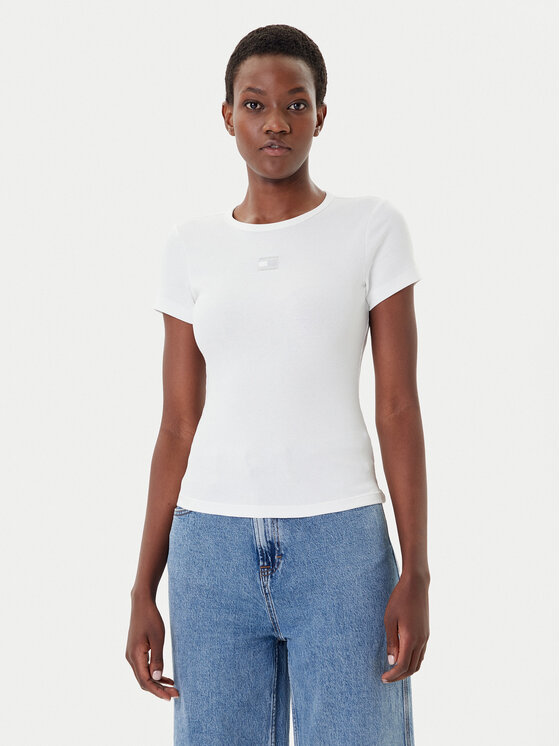 Tommy Jeans Marškinėliai · Balta