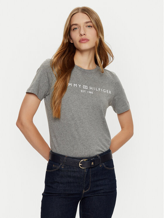 Tommy Hilfiger Marškinėliai · Pilka